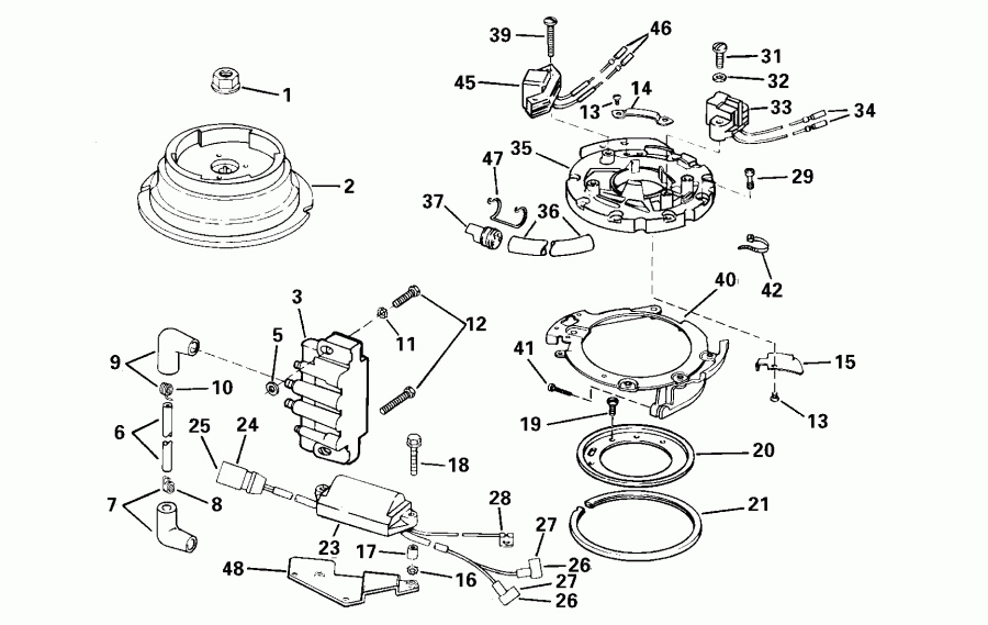 ��������� ��������� EVINRUDE E8WRLSSC Commercial, Rope Start, Tiller,  - nition