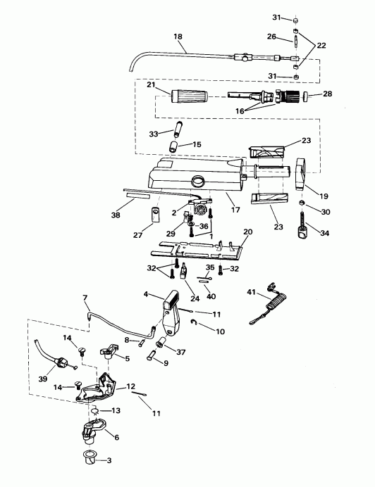 ��������� ��������� EVINRUDE E8WRLSSC Commercial, Rope Start, Tiller,  - ee������ Handle
