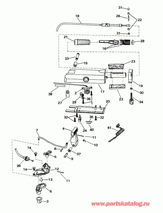 ��������� ����� ������� E8WRSSC Commercial, Rope Start, Tiller,   - ee������ Handle / eering Handle