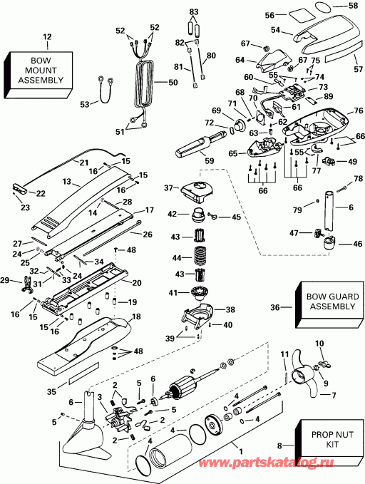 �������� ��������� ����� Evinrude P/N 773166 Intruder 74FP 2000  - truder 54hp