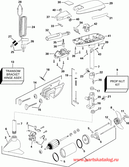 ��������� �������� ����� Evinrude P/N 773166 Intruder 74FP 2000  - out 40 H - out 40 H