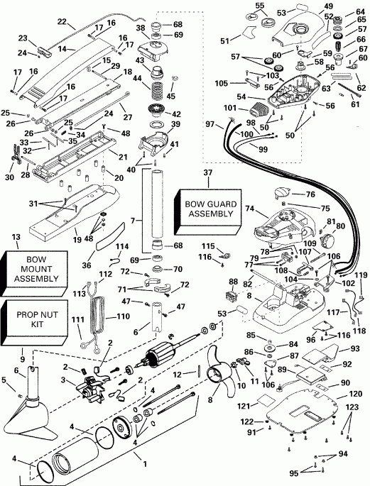 �������� ����� EVINRUDE P/N 773170 Intruder 44F* 2000  - truder 44 Fp - truder 44 Fp