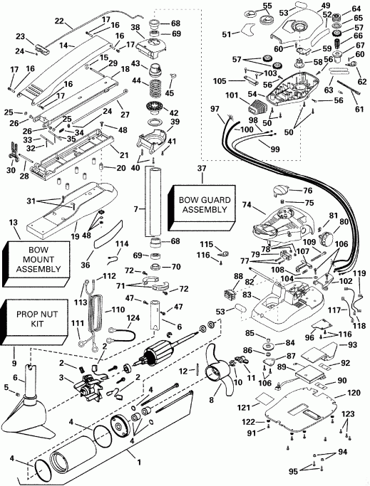 ��������� EVINRUDE P/N 773172 Intruder44FP 2000  - truder 54 Fpl