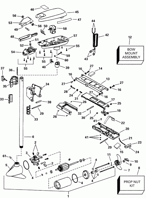  EVINRUDE P/N 773177 EFC 54F 2000  - truder 44 H / truder 44 H