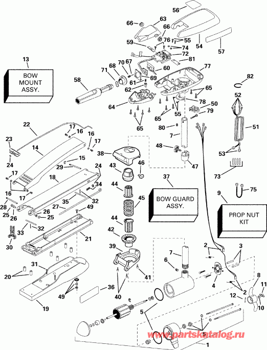 ��������� �������� ����� Evinrude P/N 773178 Intruder 74HP* 2000  - truder 74hp - truder 74hp
