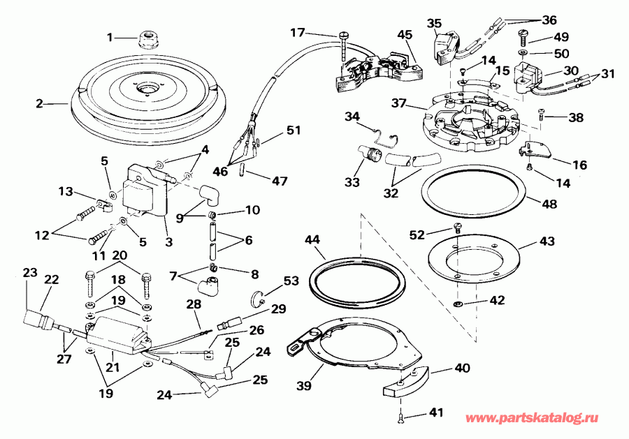 ��������� ����� ������� SE25RDSSB Rope Start, Tiller, 15 IN. sha  - nition - nition