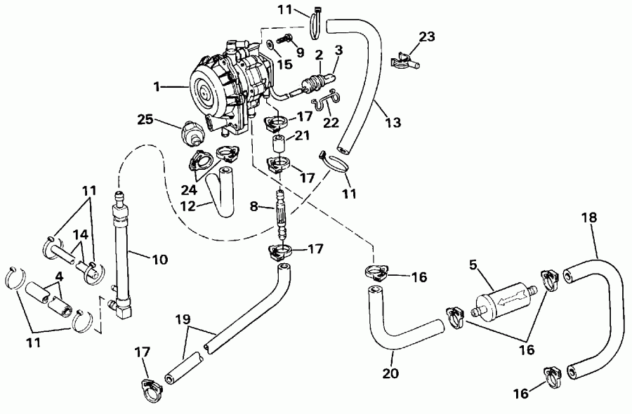   Evinrude E100STLESB 1990  - 90/100/115 Models / 90 / 100 / 115 Models