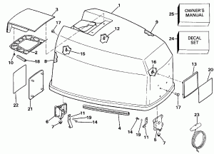 ������ ��������� (�����) - Johnson (Engine Cover - Johnson)