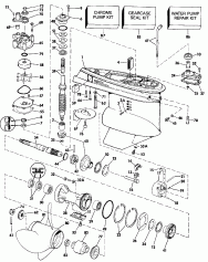�������� - 120tl & Tx / 140 Tl (Gearcase - 120tl & Tx/140 Tl)