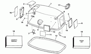 ������ ��������� (�����) - Johnson (Engine Cover - Johnson)