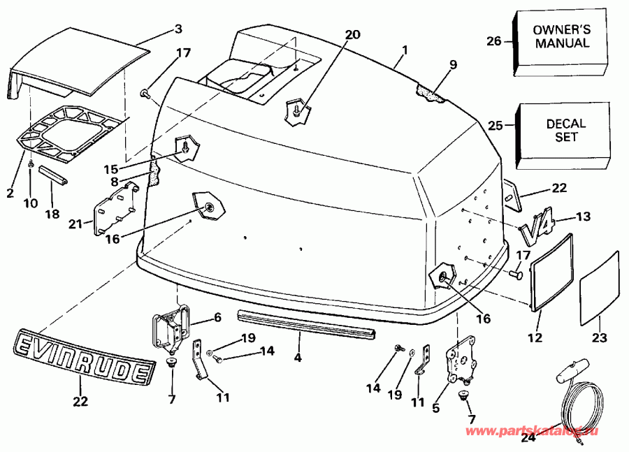  Evinrude E140TXESE 1990  - Evinrude