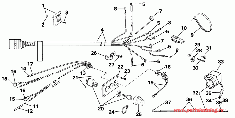 �������� ��������� ����� EVINRUDE E150TLESB 1990  - Dual Engine - Dual ���������