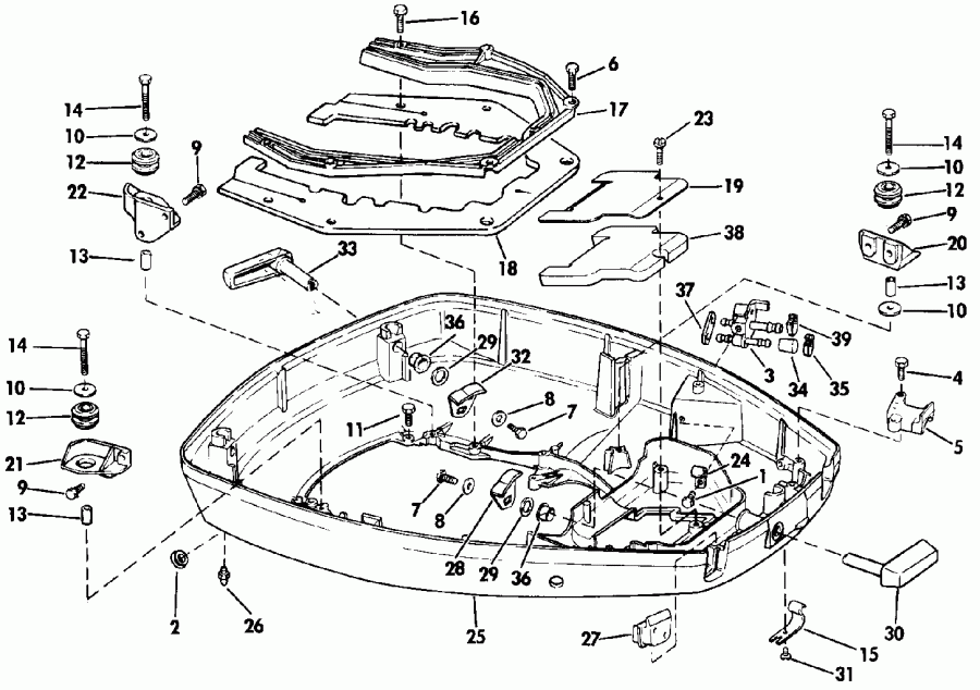 ��������� ������� E155WTLESM 1990  - wer ������ ��������� (�����) / wer Engine Cover