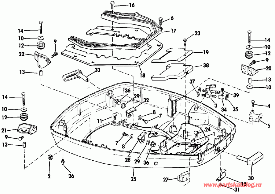 ��������� �������� ����� ������� E155WTXESM 1990  - wer ������ ��������� (�����) - wer Engine Cover