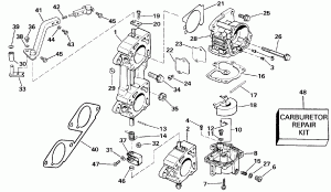 ���������� � ��������� ��������-early P����uction (Carburetor And Linkage-early Production)