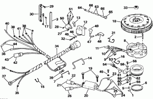 ������ ��������� (�����) - Evinrude - 200tx, 200cx, 225t, 225p, 225c (Engine Cover - Evinrude - 200tx, 200cx, 225t, 225p, 225c)