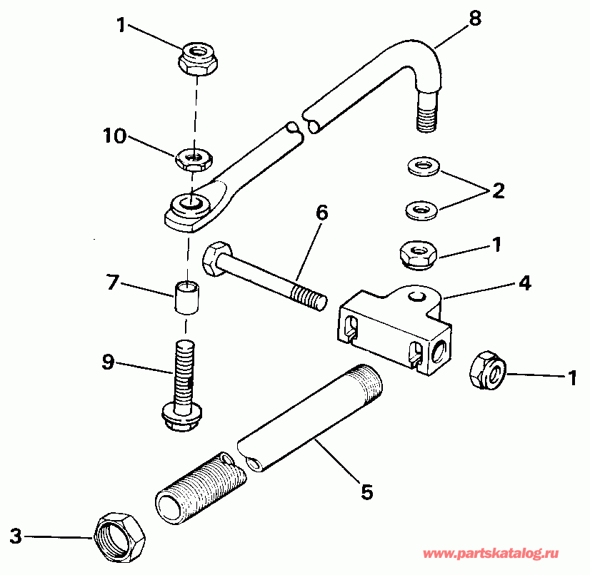 ��������� ��������� Evinrude E225PXESS 1990  - Parallel Entry Stl Models