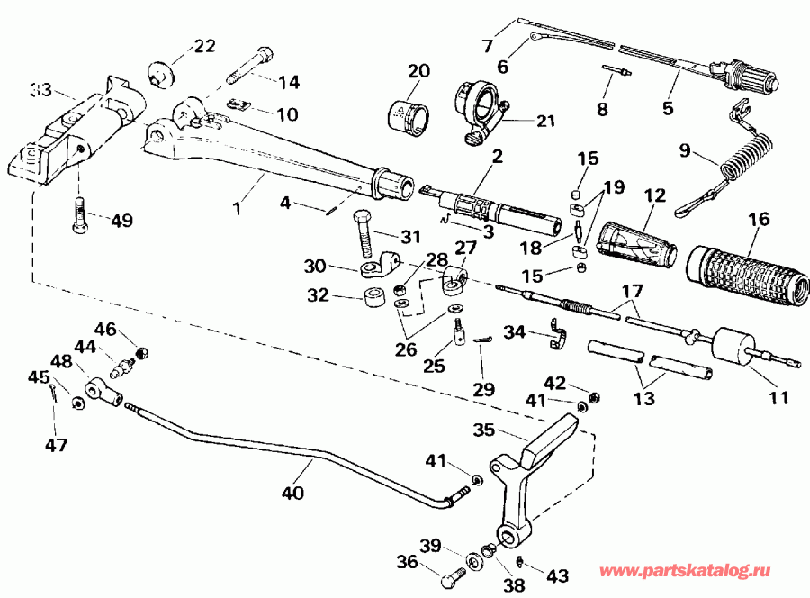  ������� E25RWESA 1990  - ee������ � ������������� Handle / eering And Shift Handle