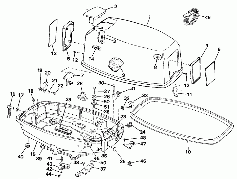 ��������� ������� E28ESLESM 1990  - Evinrude / Evinrude