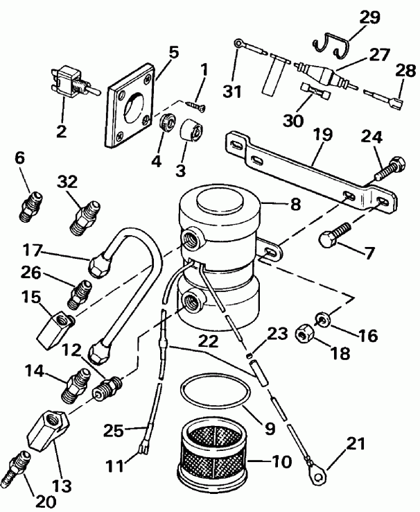 ��������� ��������� ������� E300PLESB 1990  - ectric Primer Pump Assy.