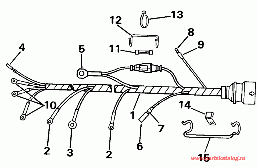  Evinrude E30EESS 1990  - ble Assembly / ble Assembly