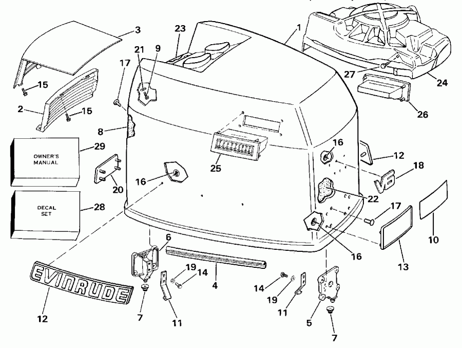 ��������� �������� ����� ������� E30TEESS 1990  - Johnson