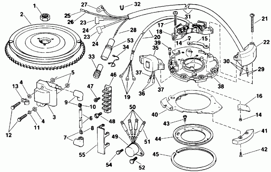 ��������� Evinrude E30TELESS 1990  - nition - nition