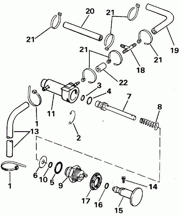  EVINRUDE E30TELESS 1990  - imer System - imer System