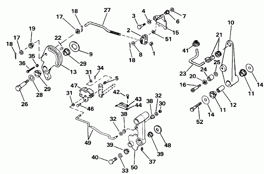 ��������� ��������� EVINRUDE E45RCLESR 1990  - anual Start / anual Start