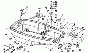 ������ ������ ��������� (Lower Engine Cover)