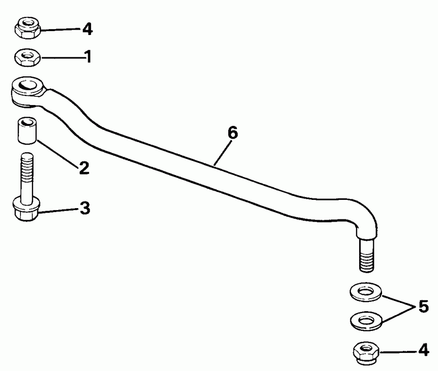����� Evinrude E50RNLIA 1990  - eering Connector Kit / ee������ ��������� Kit