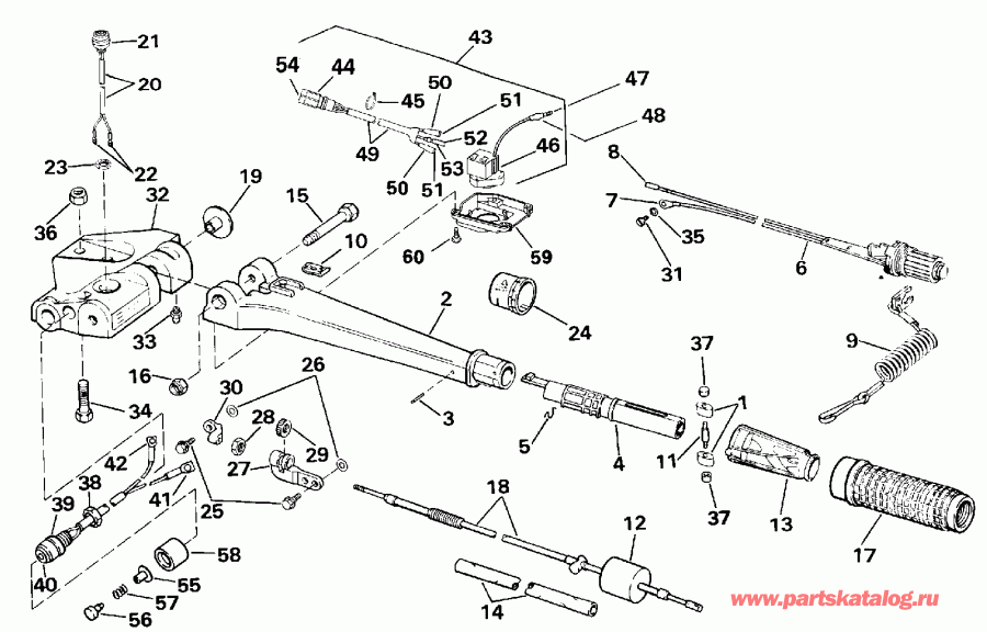 ����� EVINRUDE E60TTLESM 1990  - 60ttl Only - 60ttl Only