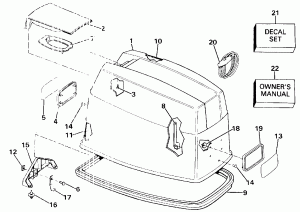 ������ ��������� (�����) - Johnson (Engine Cover - Johnson)