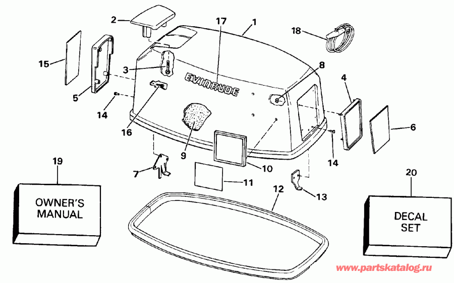 ��������� ����� EVINRUDE TE30ELESS 1990  - Evinrude / Evinrude