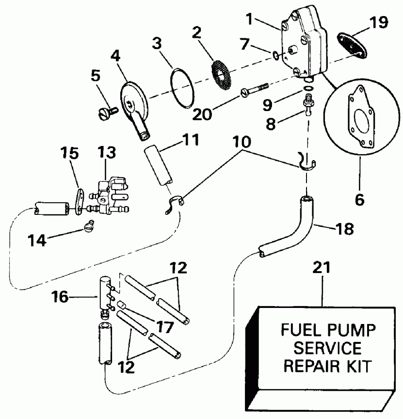 ��������� �������� ����� ������� TE40TELESR 1990  - el Pump And Filter Late Production / el ����� � ������ Late P����uction