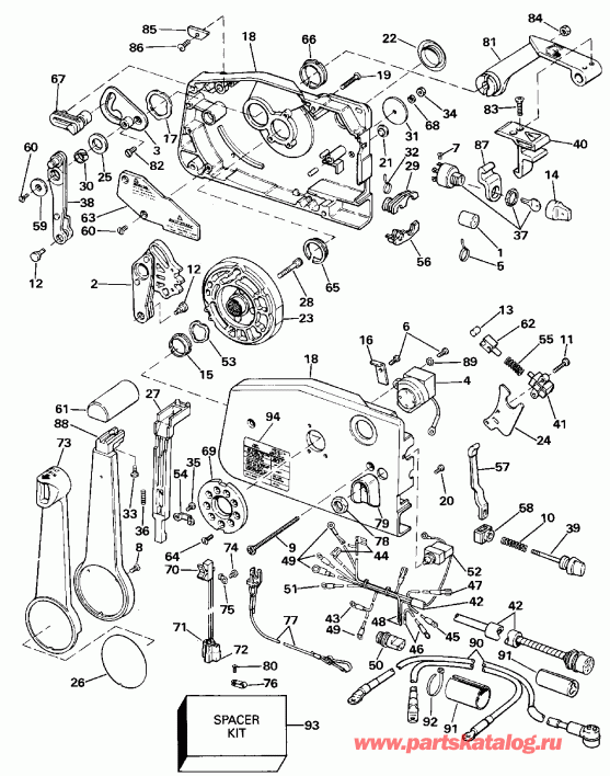 �������� ����� ������� TE40TELESR 1990  - mote ���������� / mote Control
