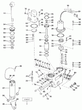 ���������������� ��������� ������� Hydraulic Assembly (Power Trim/tilt Hydraulic Assembly)