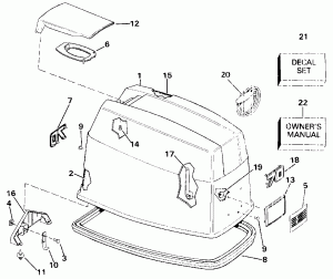   () - Evinrude (Engine Cover - Evinrude)