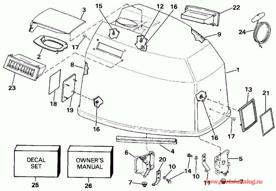 ��������� Evinrude TE90TLESF 1990  - Johnson - Johnson