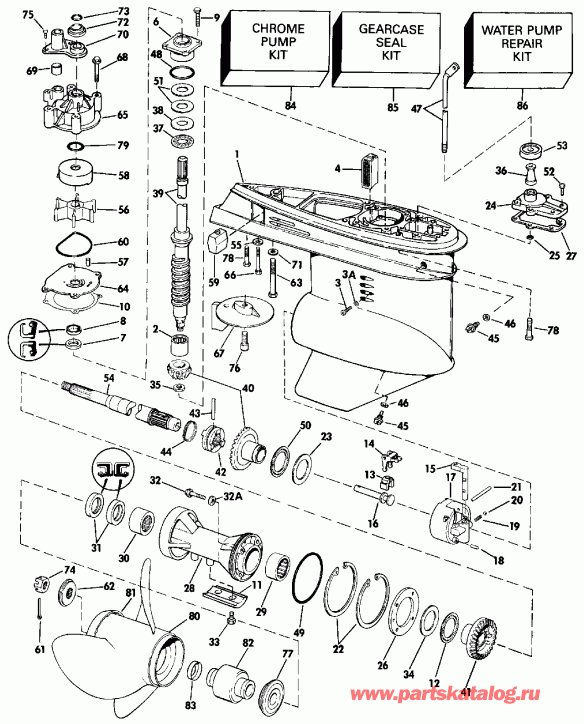 ��������� Evinrude TE90TLESF 1990  - arcase