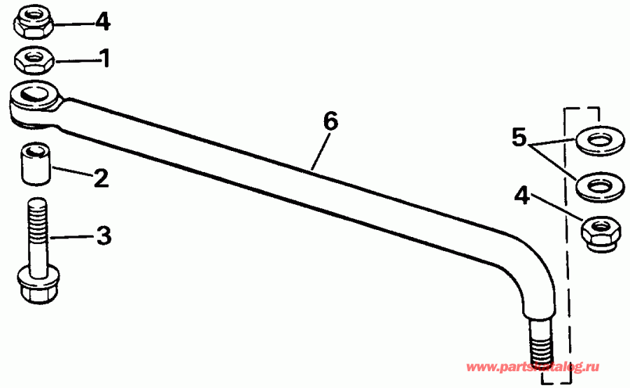 ��������� ����� EVINRUDE VE120TXESB 1990  - ee������ ��������� Kit / eering Connector Kit