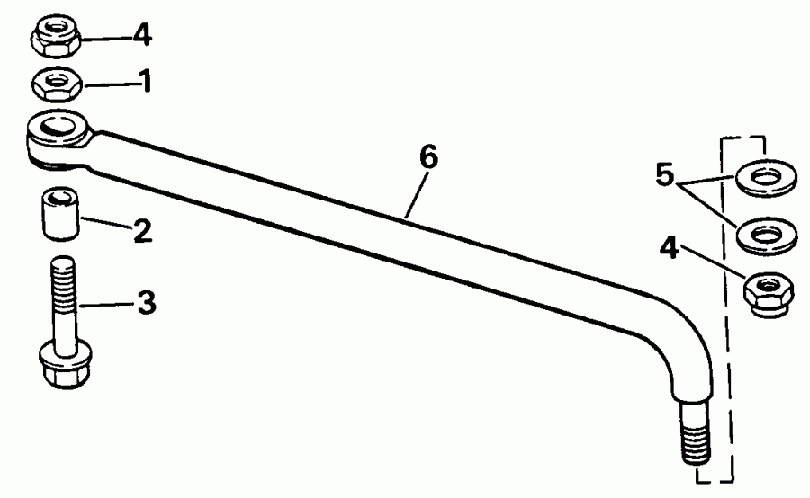 ��������� ����� EVINRUDE VE150TXESB 1990  - ee������ ��������� Kit / eering Connector Kit