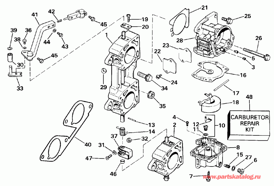 ����� EVINRUDE VE200TXESM 1990  - ate Production