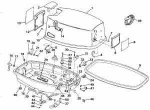 ������ ��������� (�����) - Johnson (Engine Cover - Johnson)