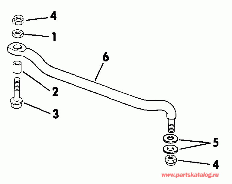 ��������� ��������� Evinrude VE30EESS 1990  - ee������ ��������� Kit / eering Connector Kit