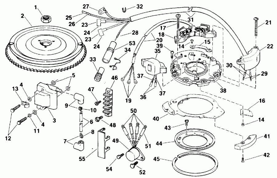 ����� Evinrude VE30ELESS 1990  - nition / nition