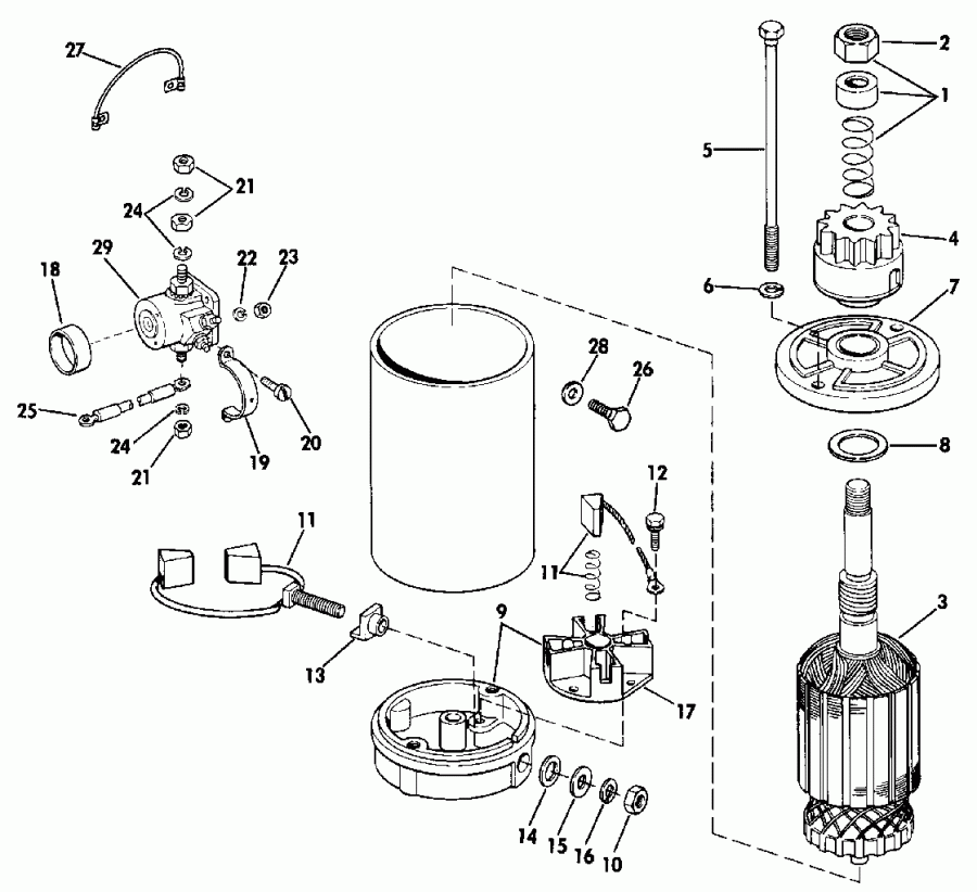 ��������� ����� ������� VE48ESLESA 1990  - ectric ������� & Solenoid / ectric Starter & Solenoid