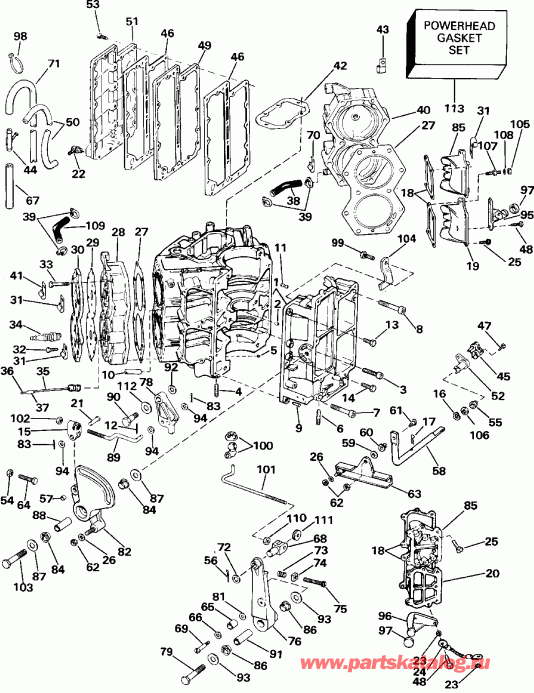 ��������� ��������� ������� E100WTLEIB 1991  - linder & ������ ��������� - linder & Crankcase