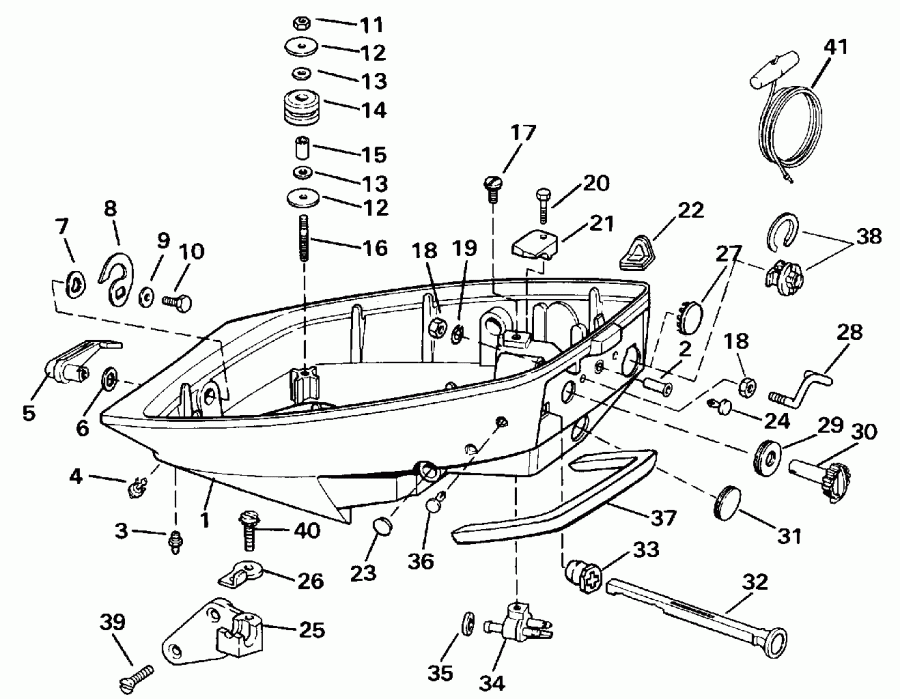 ��������� �������� ����� ������� E10ELEIR 1991  - wer Engine Cover / wer ������ ��������� (�����)