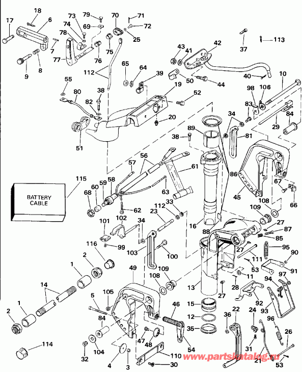 �������� ����� Evinrude E10REIR 1991  - dsection (all Models Except Sel) - dsection (all Models Except Sel)